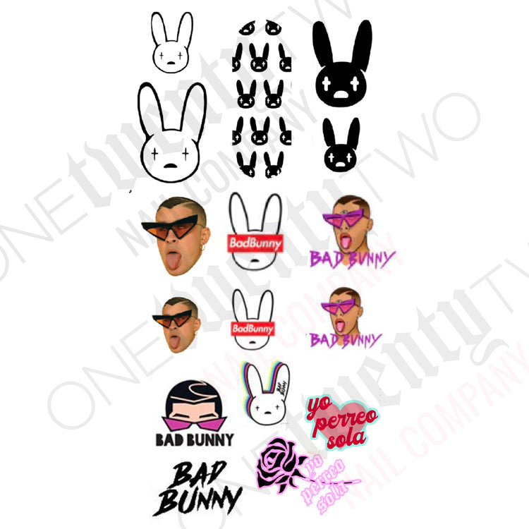  Bad Bunny 2 | Latino Reggaeton | Decals