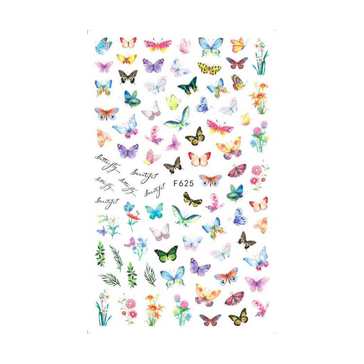  Butterfly Stickers | F625