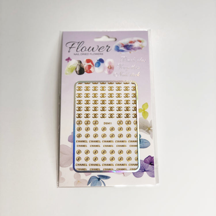  Fashion Stickers | Gold | D041