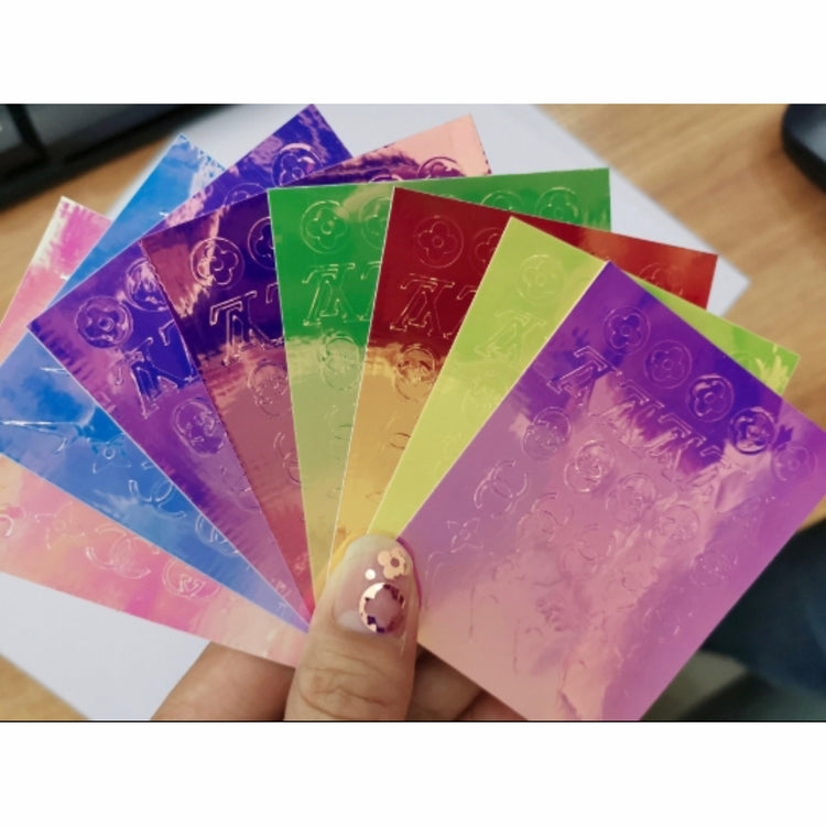  Holographic Designer Stickers (8pc)