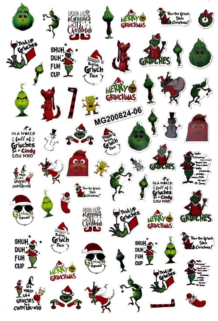  The Grinch Stickers | MG-06