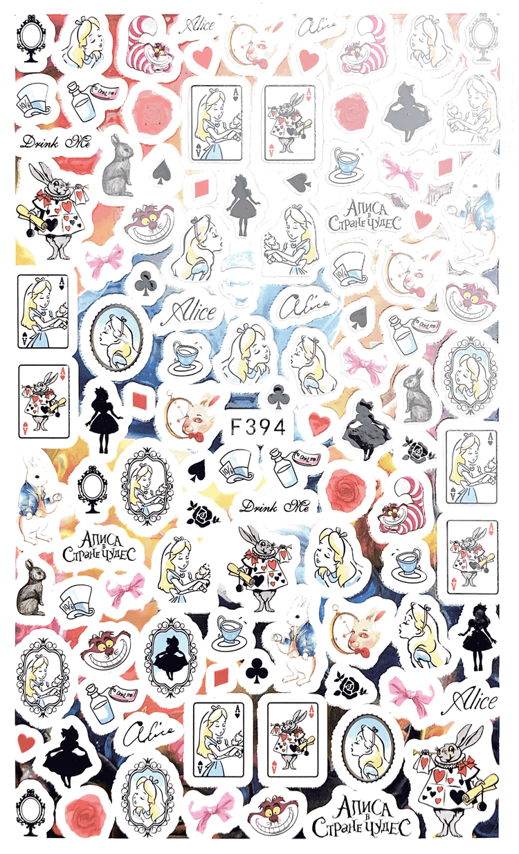  Disney Stickers | Alice in Wonderland | F394