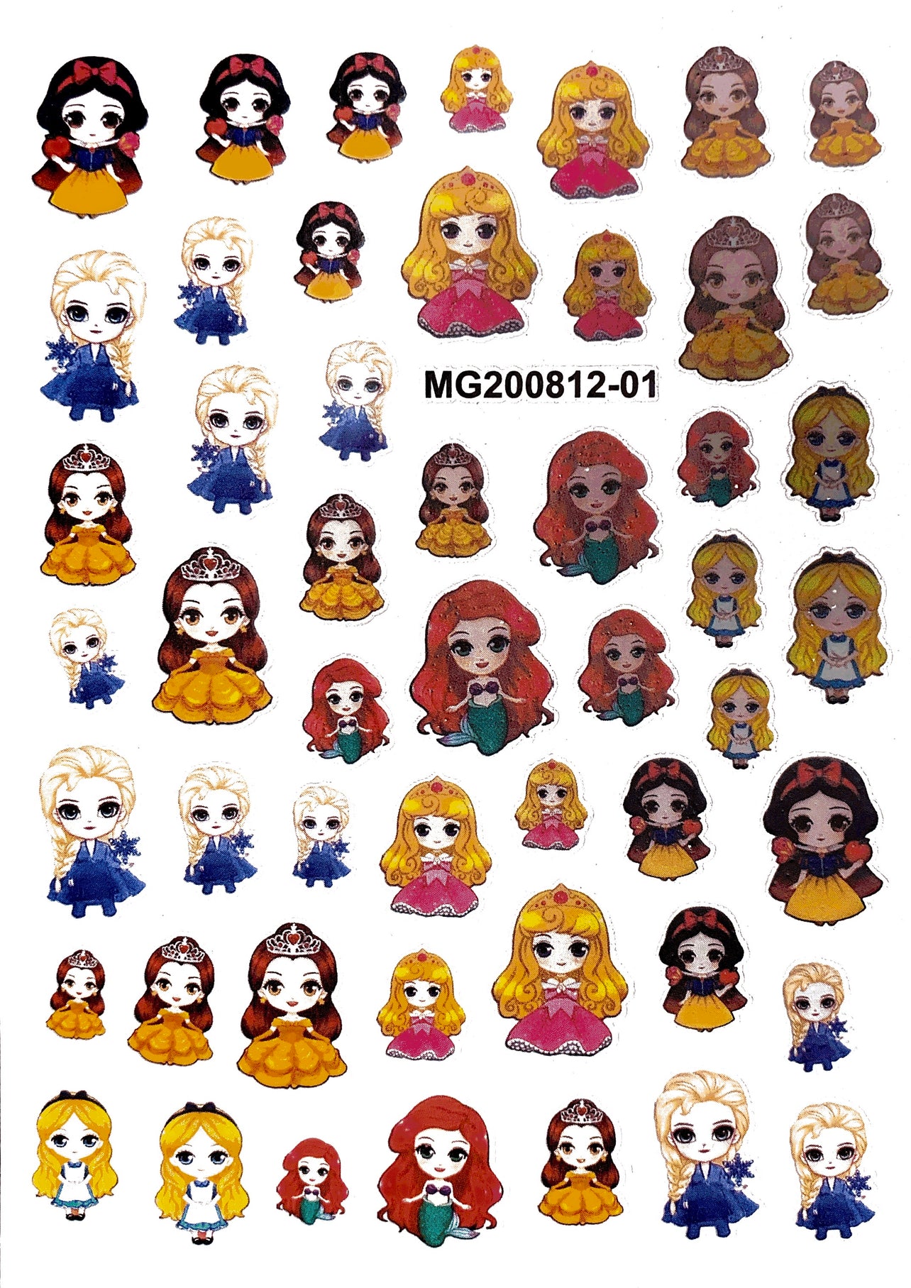 Disney Princesses Stickers | MG-01