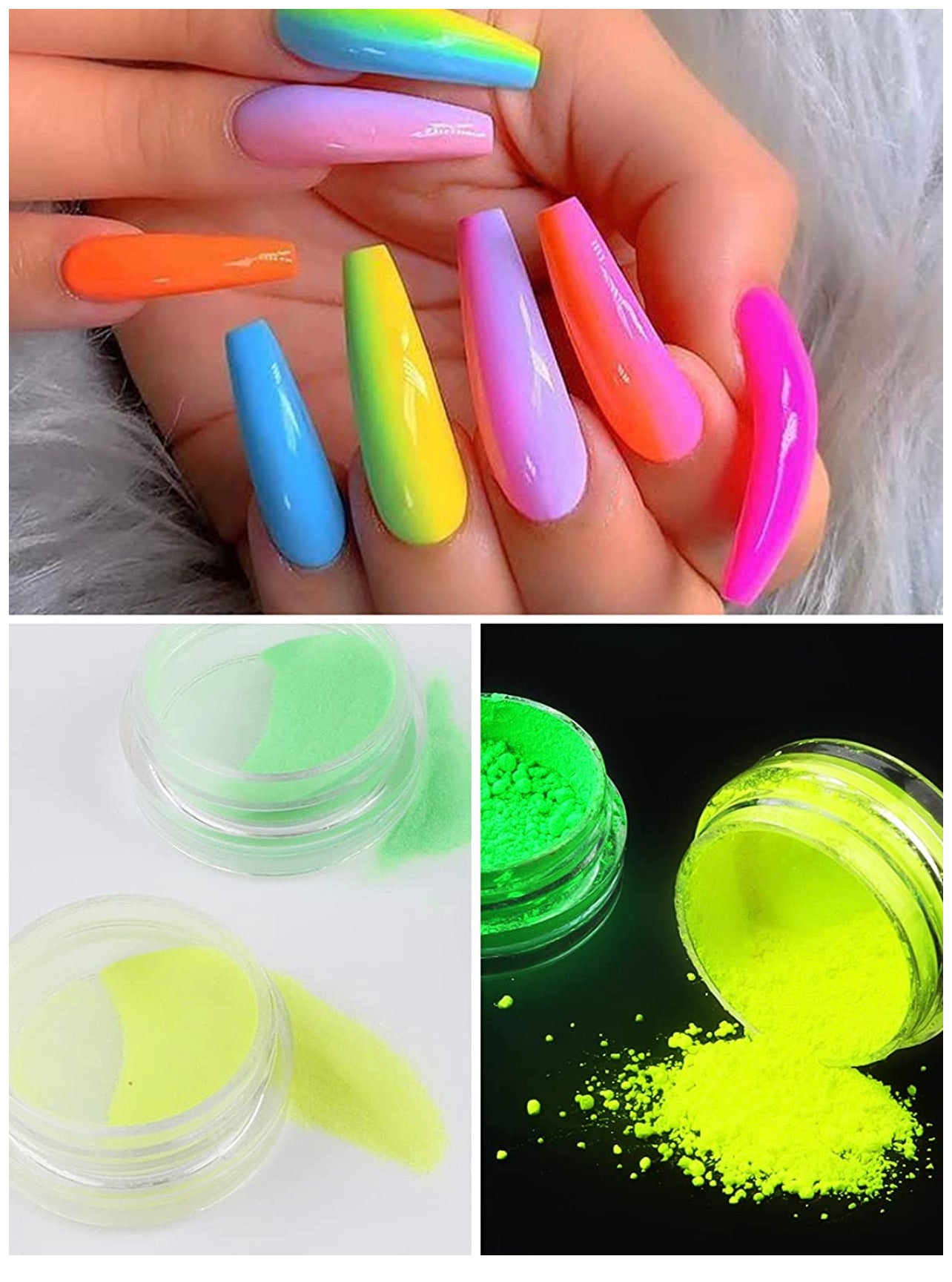 Pigment Color Nail Art | 12pc