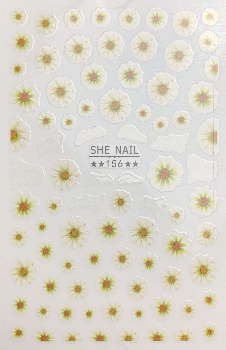  Daisy Flower Stickers |156