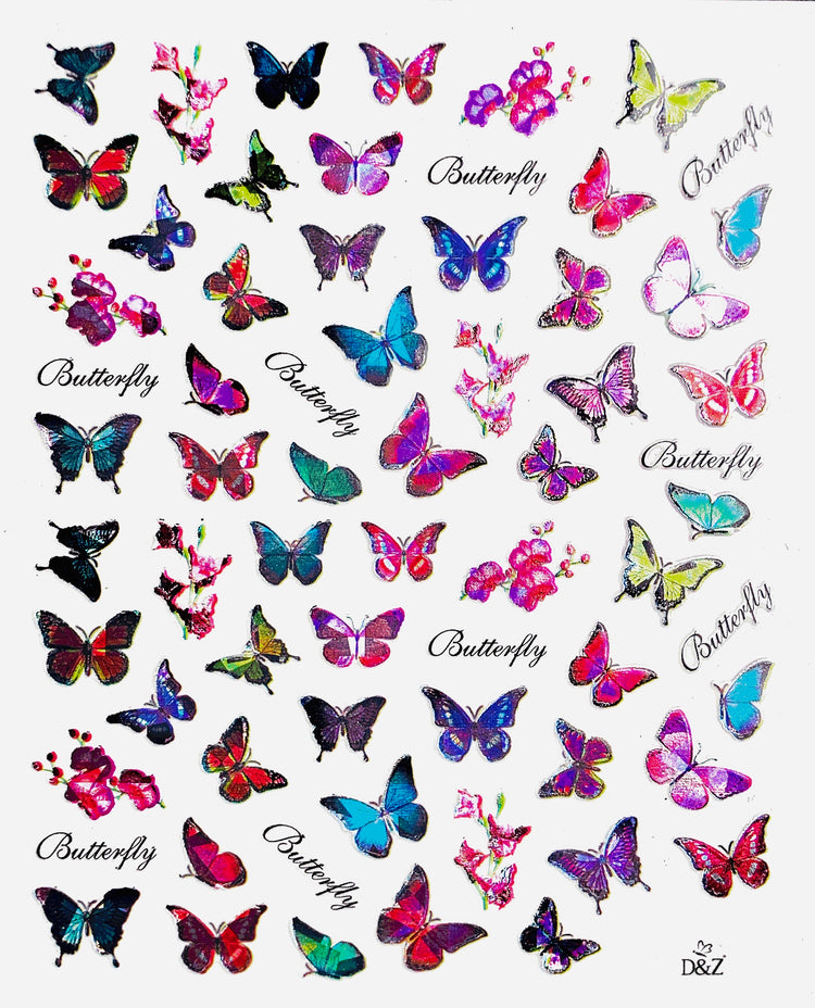  Holo Butterfly Stickers | 01