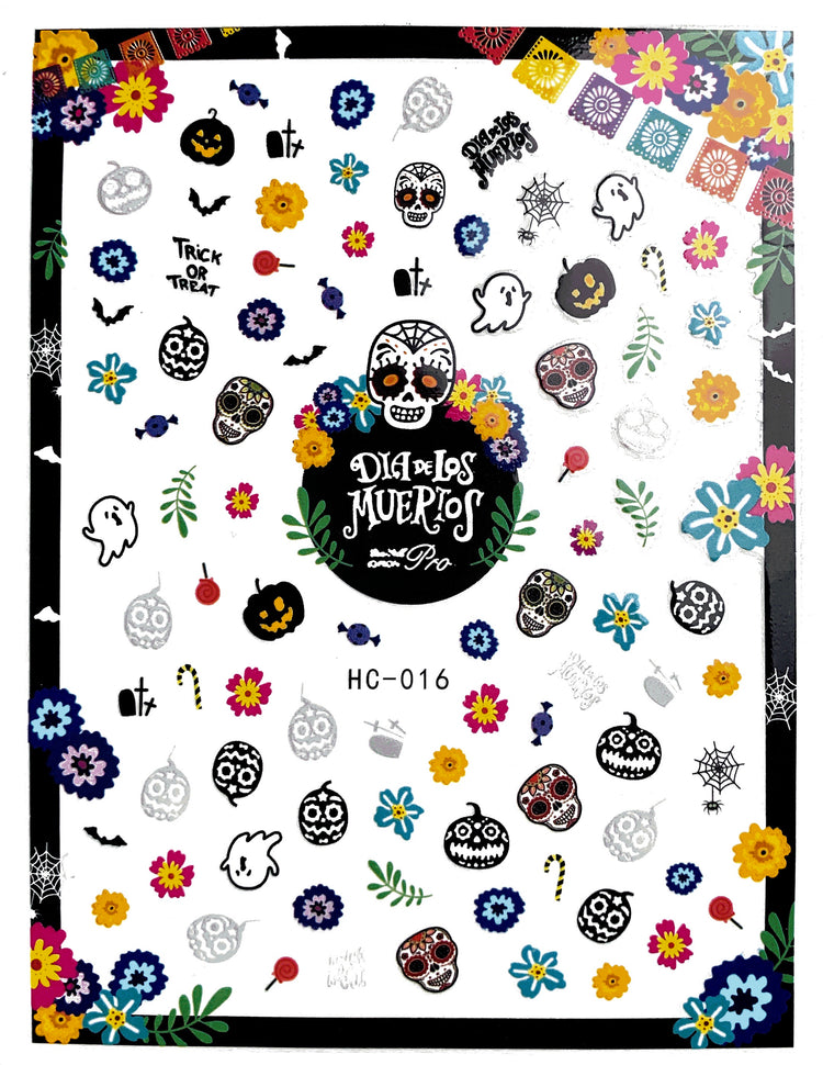  Halloween Stickers | Día de los Muertos | HC-016