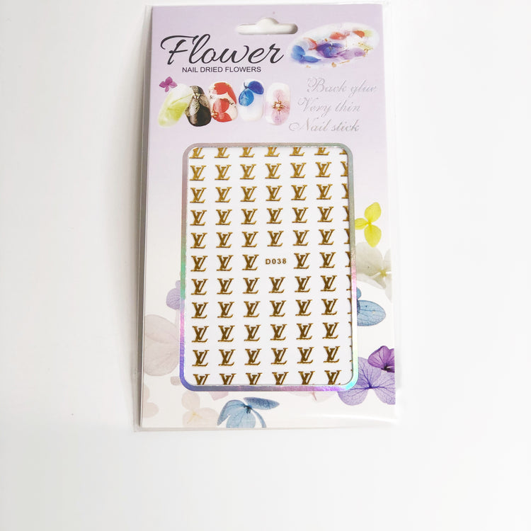  Fashion Stickers | Gold | D038