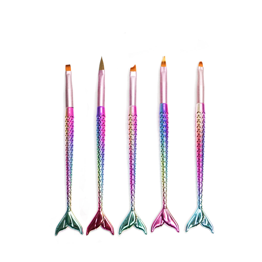 Mermaid Brush Set, 5pcs