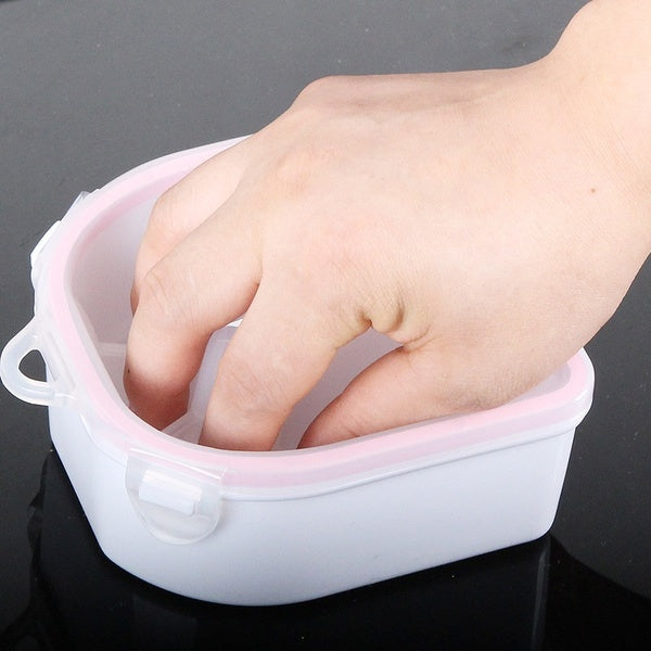 Manicure Remover Tray Soaking Bowl, Pink