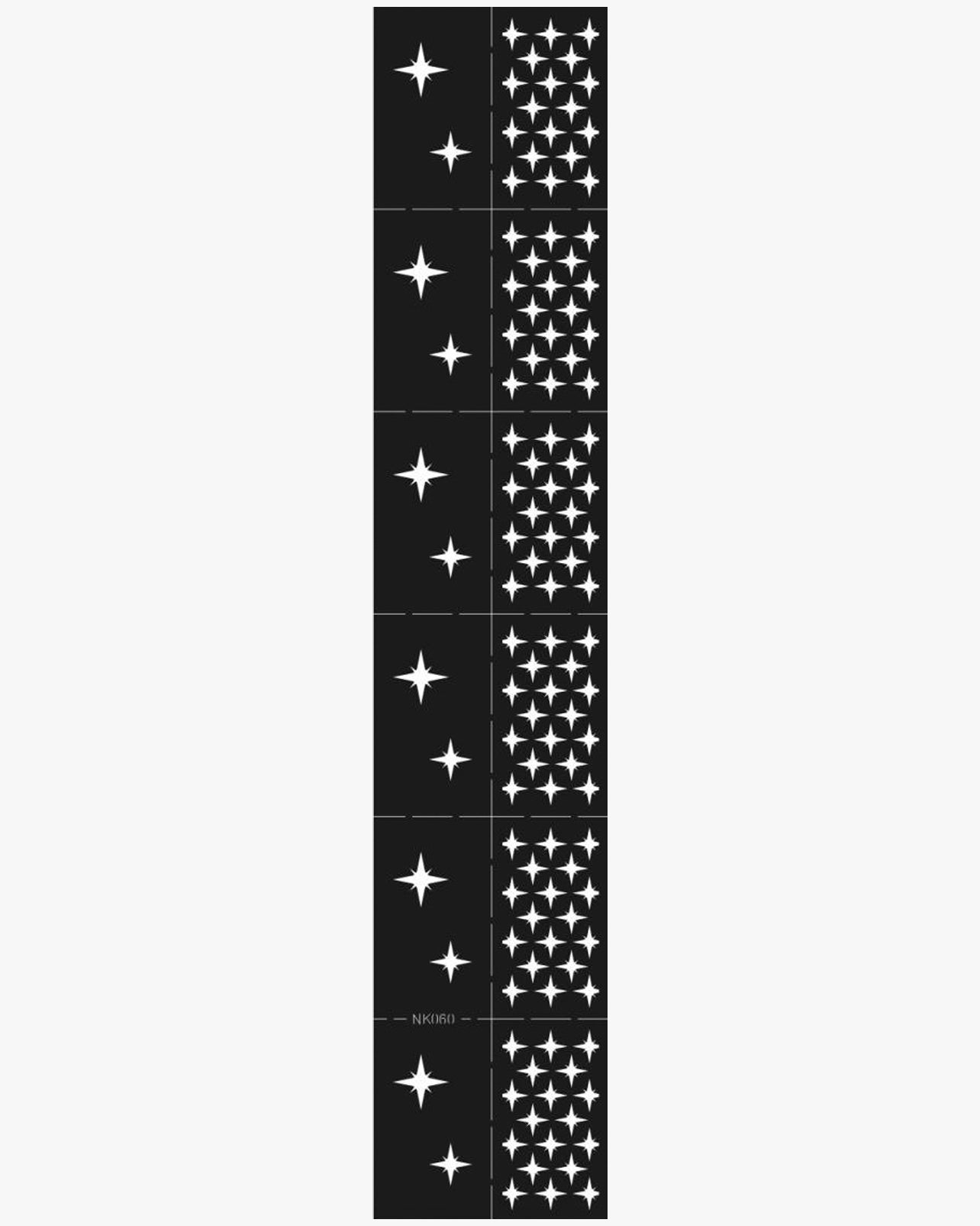 Star Shapes No. 1 | Airbrush Stencil