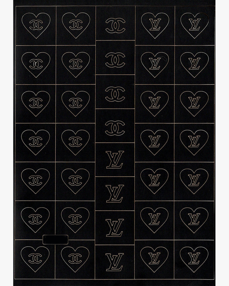  Heart & Designer Combo | XL Sheet